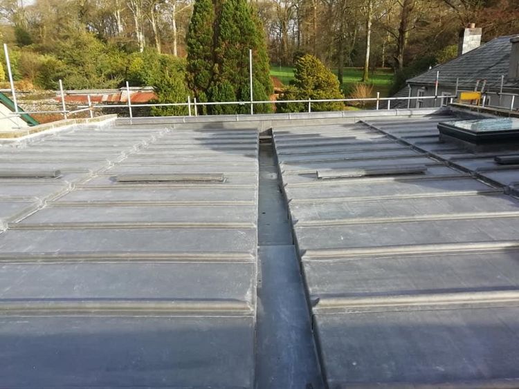 Lead Roof on Listed Manor House